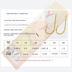 JUQINWANG | Ready-tied Fishing Hooks Wild Fishing