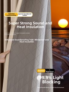 Silent Insulation Sunscreen Blackout Curtains