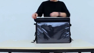 Large Capacity Thermal Insulated Catering Bag Motorcycle Rider Food Delivery Bag Waterproof Business Takeaway Bag