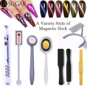 UR SUGAR 1 Pc Cat Nail Art Stick Multi-function Effect Strong Magnet Pen Strip Board Nail Art Varnish Tool