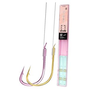 CHUANZE | Upgraded Barbless Pre-tied Double Hook Fishing Set