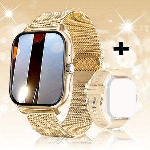 New SmartWatch 1.44-inch Color Screen Full Touch Custom Dial Smartwatch Bluetooth Talking Fashion Smartwatch Mens and Womens