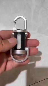Ultra Small USB Keychain Light Waterproof 7 Modes Wide Beam Camping Flashlight Type C Portable Charger Emergency Light