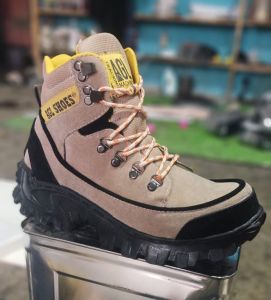 SEPATU SAPETY PRIA ARGON SEPATU BOOTS SAFETY PRIA UJUNG BESI SOL KARET SEPATU ( ARGON )