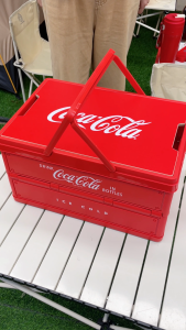 Coca Cola 30ML Camping Storage BoxFoldable Table BoxClothes Storage Boxlarge Capacity BoxCamping Organizer Car Trunk
