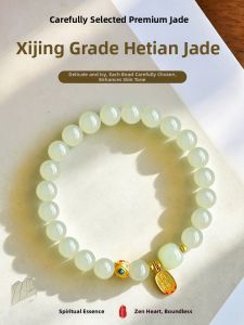 HUAKAIYUNDUO | Wealth Attracting Natural Jade Bracelet for Women