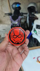 Emblem Variasi Logo Antman 3D Aksesori Unik Untuk Motor & Mobil Bukan Akrilik Bahan Fiber Glass