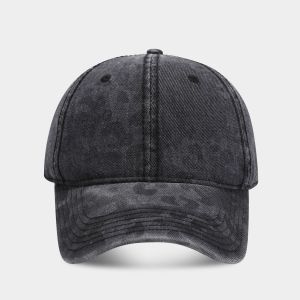 1PC Fashionable American Leopard Print Baseball Cap Womens Wide Brim Large Head Size Duckbill Hat Face Slimming Versatile Cap