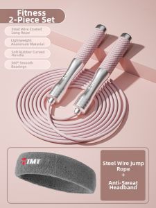 TMT | Fitness and Fat Burning Adult Jump Rope Professional Bearing Steel Wire