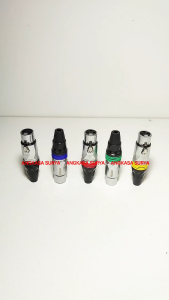 SOKET CANON XLR FEMALE HUZLER HZ3F-SL ORIGINAL MODEL DIAMOND / CONECTOR KONEKTOR AUDIO XLR PEREMPUAN CEWEK HUZLER HZ3F-SL