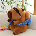 25cm God Thief Capybara Baguette Backpack Plush Toy Funny Stuffed Capybara Stuffed Doll Perfect Birthday Holiday Gift for Kids. 