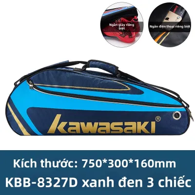 KAWASAKI | Túi Đựng Cầu Lông Dung Tích Lớn 3 Ngăn Tiện Lợi