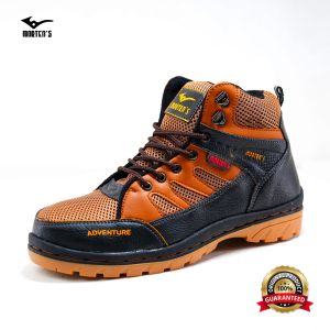 Sepatu safety sepatu Septi Mortens/ Sepatu hiking/ sepatu cross/ sepatu off-road/ sepatu bergaya kulit ukuran 39 40 41 42 43