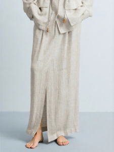 Elegant Slit Skirt for Commuting