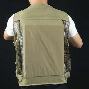 Men Cotton Vest Multipocket Cargo Vest Casual Sleeveless Jacket for men Waistcoats fishing Vest chaleco Vest for men