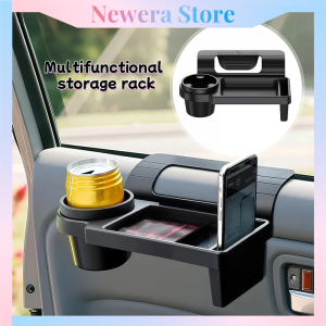 Multifunctional Car Console Organizer with Cup Holder and Phone Storage Side Door Window Storage Rack For Vehicle