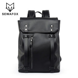 SEWAFOX | Business Commuter Laptop Travel Backpack Leather