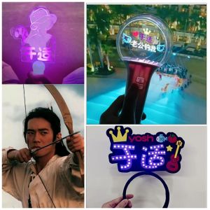 Đèn Biểu Diễn Concert Fluorescent Sticks Pha Lê Trang Trí Đầu Vật Dụng Không Khí Phản Ứng Của Người Hâm Mộ Đồ Chơi Tiệc Tùng Magic