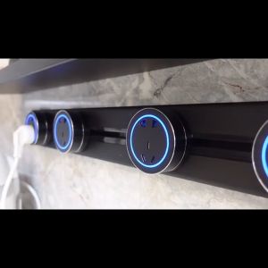 Malay Plug!! 40cm Power Track Socket Switch 32A Power Line Universal Multiple USB+Type C with LED Power Track Socket Adapter 轨道插座插头
