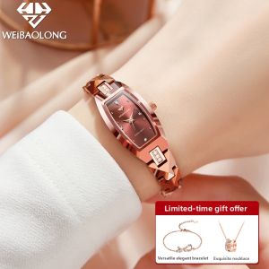 Taxau | Diamond-Studded Swiss Movement Luxury Womens Watch