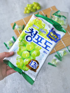 Lotte Green Grape Flavored Candy 153g วัตถุประสงค์สำหรับการบริโภคในชีวิตประจำวัน วัสดุอื่นๆ ที่ทำจากผลไม้