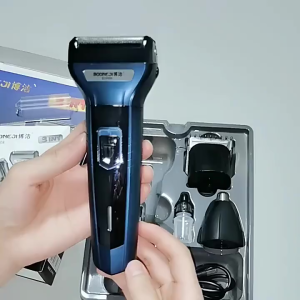 3 in 1 Professional Hair Clippers Rechargeable Haircut Razor Trimmer Cordless For Men with Free Haircut Set