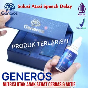 Generos Vitamin Herbal Nutrisi Otak Anak 1 Box isi 2 Botol