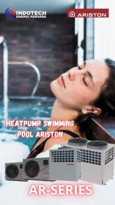Ariston AR-6SM PENGHANGAT KOLAM RENANG JACUZZY rekomendasi kolam volume 1m3-12m3 (meter kubik)