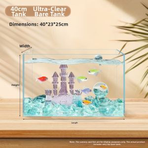 CHONGXIAOSHUAI | Decorative Eco Desktop Fish Tank Mini
