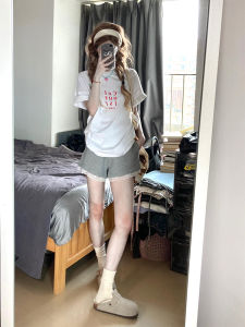 Summer Clothes Matching a Set of Sports Suit Women 2024 New Arrival Summer K-style Fancy Short Sleeve Shorts Two-piece Set