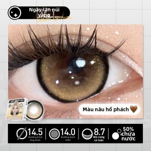 Obalen | Mắt Kính áp Tròng Dùng Một Lần Hằng Ngày Chứa Acid Hyaluronic Innocent Milk Tea