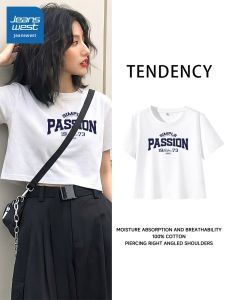 Jeanswest | Cotton Short Sleeve T-Shirt Crop Relaxed