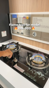 ISONIC 2 Burner Glass Gas Built In Hob Cooker Stove IGB 003 Dapur Gas Kaca Tanam IGB-003 Stainless Steel Gas Cooker Cocina De Gas - Lazada