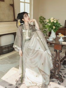 Original Yunzangyue Xiu Evening Spring Song Dynasty Embroidered Baozi Waist Skirt Hanfu Womens Autumn New Chinese Style National Trend