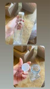48pcs Square Glass Bottle 250ml w/ caps for Oil Juicing & Soy Sauce w/ FREE Plastic Seal