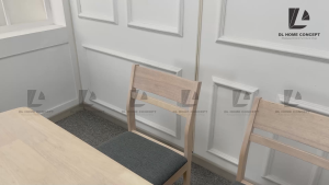 DL Home Concept SKK 1+4+Bench Chair Solid Wood Dining Set / Meja Makan Murah