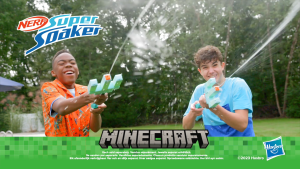Nerf Super Soaker Minecraft Trident Water Blaster