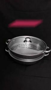 Mall Perabot Kitchen Ware | Panci Sup Streamer | Panci Kukus Set Stainless Steel Panci Ikan Bakpao Siomay 2 Susun 28Cm Tebal