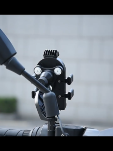 SEAMETAL Motorcycle Phone Holder Stand Bicycle Sunscreen Phone Stand Bracket wtih Sunshade Sunproof Waterproof Helmet