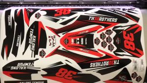 Decal Stiker KLX 150 BF Dekal Sticker Striping Custom Full Body KLX BF / KLX G-028