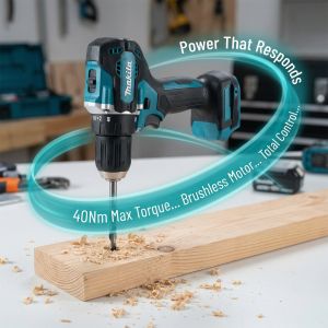 Makita | MAKITA DDF487 10mm Chuck 18V Lithium Ion Mini Electric Drill Two Speed Adjustment Rechargeable High Torque Hand Drill
