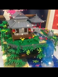 Mainan Bricks Kolam Persik Mini Nano Block air terjun Blok Bangunan Edukasi Mainan