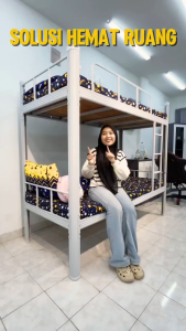 Ranjang Susun Ranjang Tingkat Tempat Tidur Susun Ranjang Tingkat anak Ranjang Susun Besi Asrama