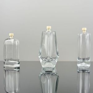 Sealed Glass Bottle 100ml Creative Perfume Essential Oil Sample Miniature with Lid Aromatic Fragrance Storage Container