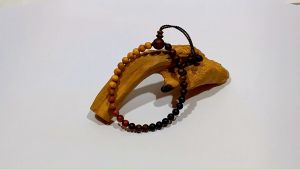 Gelang Tali Serut Kayu Kombinasi 5 Jenis Bertuah & Langka