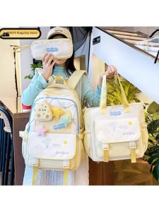 High Appearance Large Capacity Weight Reducing Spine Protecting School Bag