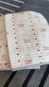 Bộ Ga Gối 4 Món Trần Bông Chất Liệu Cotton BamBoo Sơi Tre Mềm Mại Có Độ Thoáng Khí Cao Thân Thiện Với Làn Da