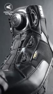 Sepatu PDH PDL TACTICAL PLUTO cream 6Inc tali putar COMBATKICKS