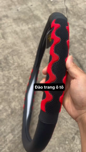 Bọc tay lái 42 hoặc 45cm sần gai bọc vô lăng cho xe ô tô lắp cho xe ben xe thùng