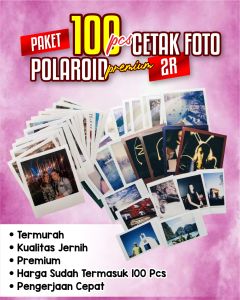Cetak Foto Polaroid Ukuran 2R Bahan Tebal 260 GSM 1 Hari Jadi- Bisa COD Dan Gratis Ongkir Ke Seluruh Indonesia